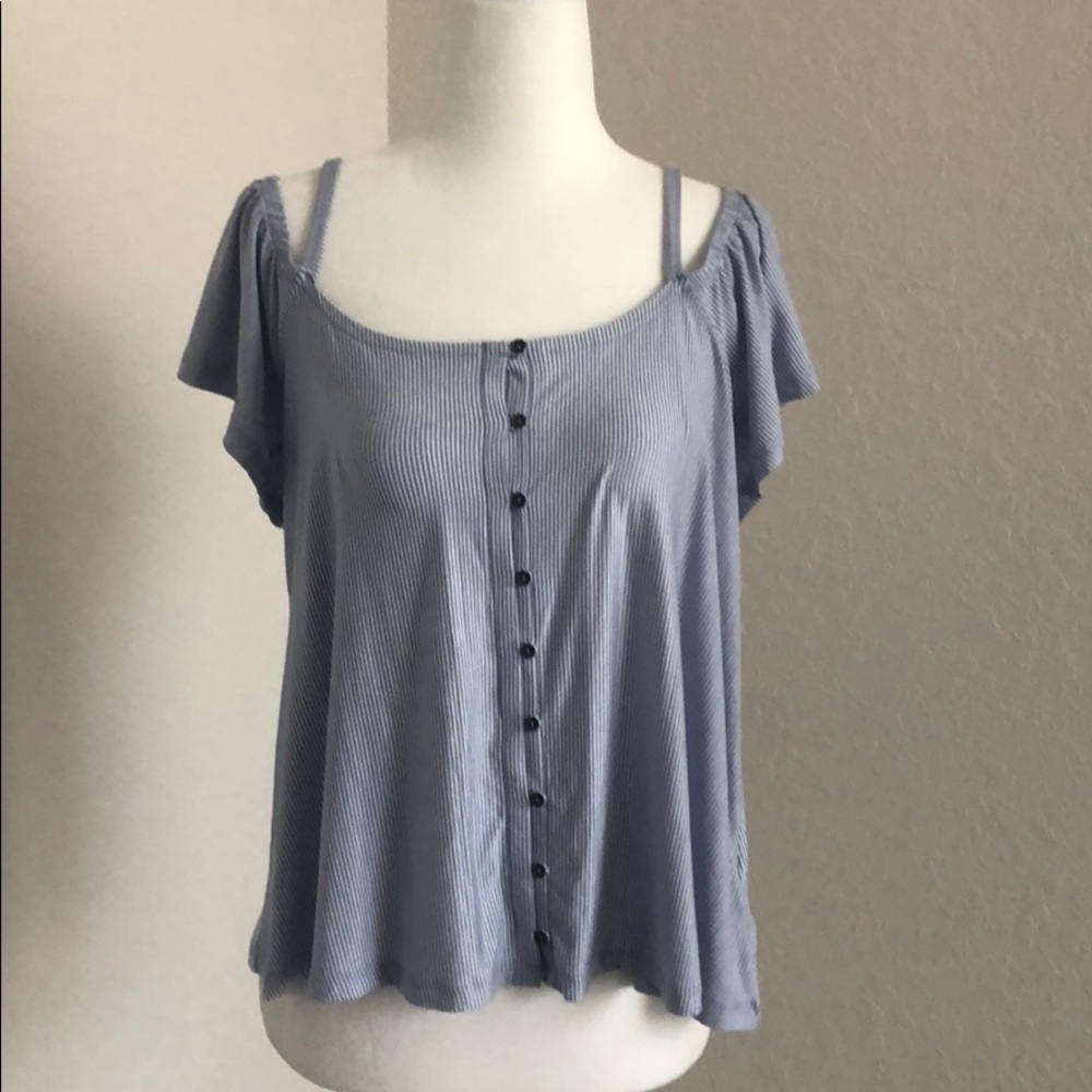 American Eagle open shoulder tank